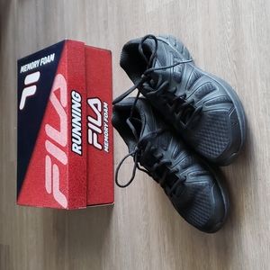 FILA Mens Memory Foam Running Shoes